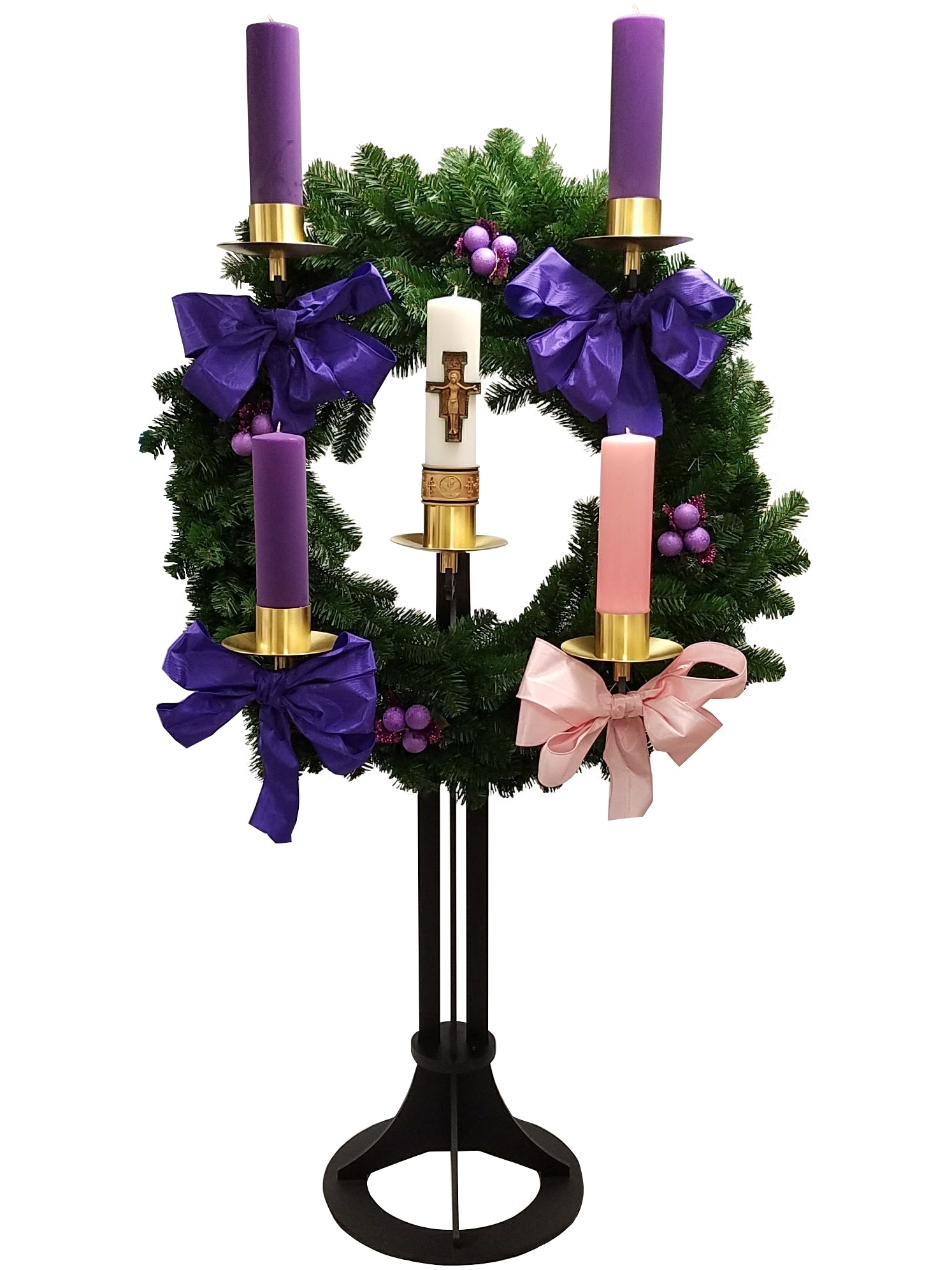 Vertical Advent Wreath with Brazier Bowl - DO6925CB