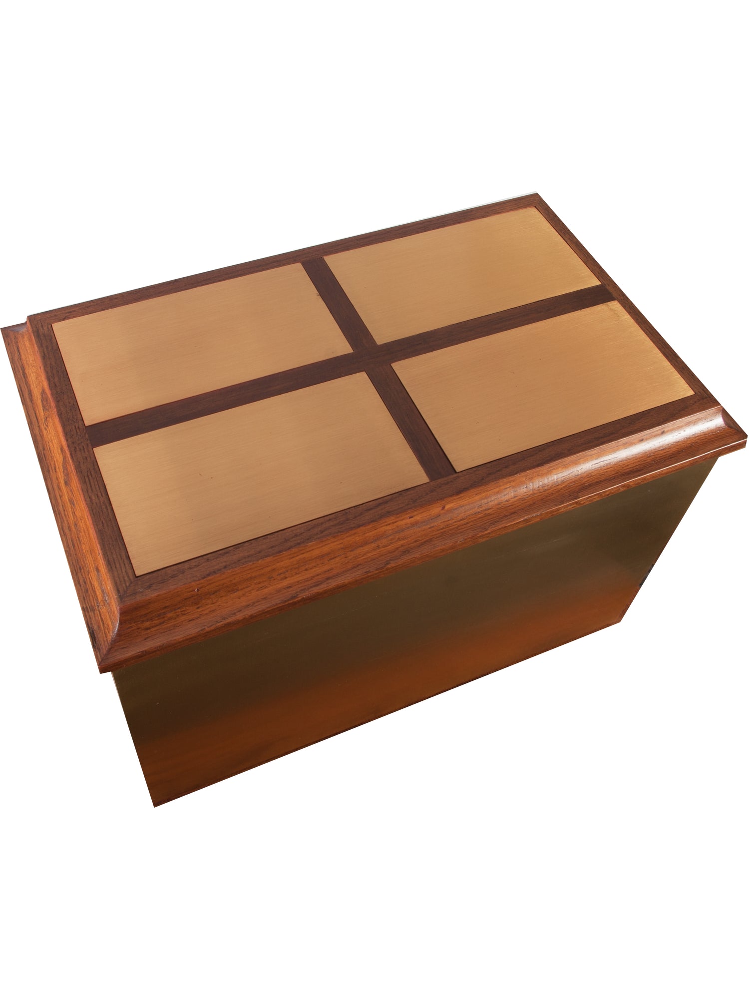 Brass and Wood Ossuary - DO9800