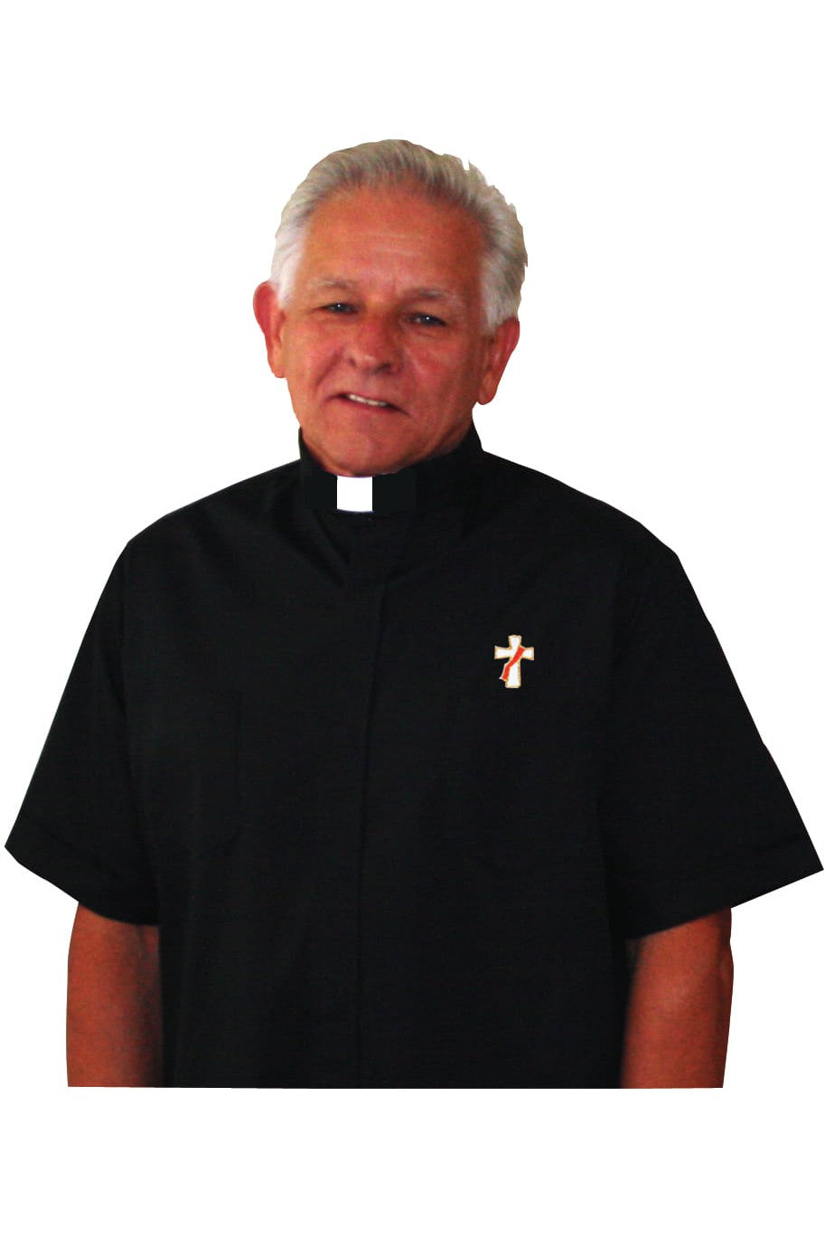 Deacon Symbol on Black Short Sleeve Shirt - SL8530