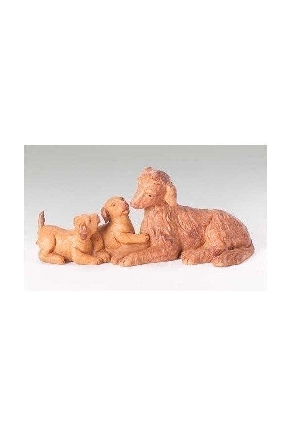 Dog Family 5" Fontanini - LI51538-Inspirational Gifts-Fontanini-Michigan Church Supply