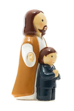 First Communion Boy with Jesus 3.5" - LT185244YX-Inspirational Gifts-Little Drops Of Water-Michigan Church Supply