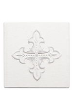 Fleur de lis cross on Mass Linen - WN5046-Church Life-Art Studio Slabbinck-Complete Set-Michigan Church Supply
