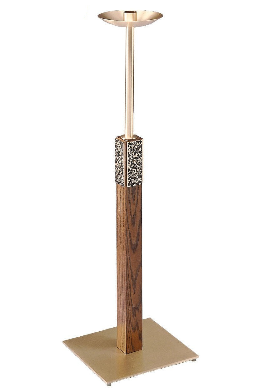 Floor Candlesticks - QF82FC20-Church Life-Empire Bronze-Satin-Fixed-Michigan Church Supply