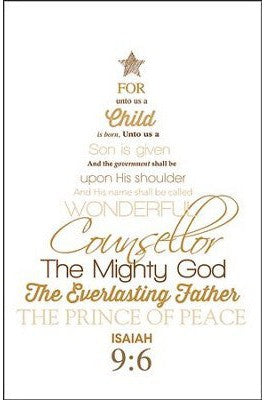 For Unto Us a Child is Born Bulletin Cover 100/pk - AH149473