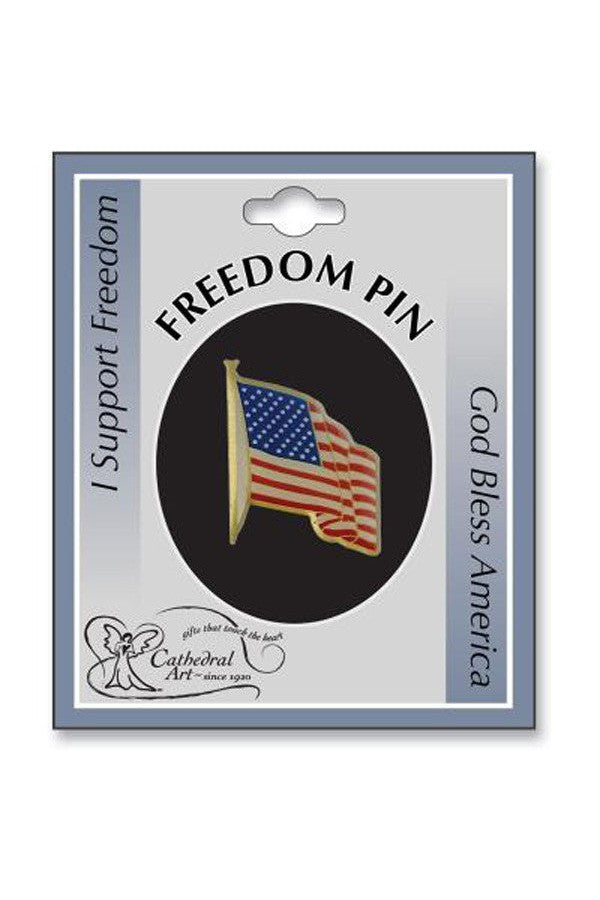 Freedom Pin - GEUSA107-Inspirational Gifts-Cathedral Art Medal and CA Gifts-Michigan Church Supply