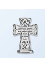 Godfather Standing Message Cross- GESQP125-Inspirational Gifts-Cathedral Art Medal and CA Gifts-Michigan Church Supply