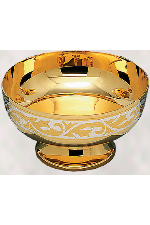 Gold Plated Communion Bowl with Silver Accents XZ10-5563-Church Life-Michigan Church Supply-Michigan Church Supply