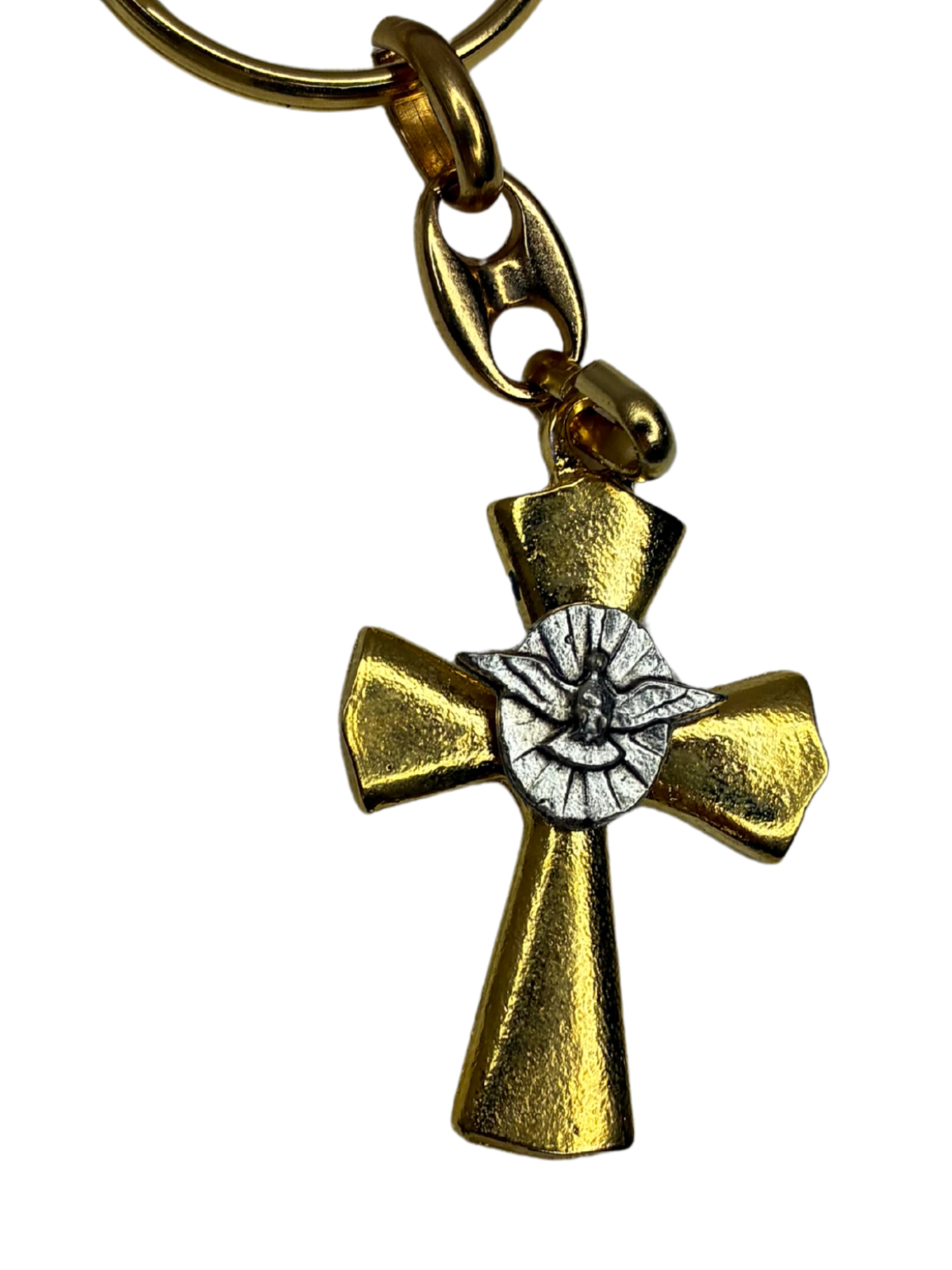 Holy Spirit Cross Keychain - HX40322