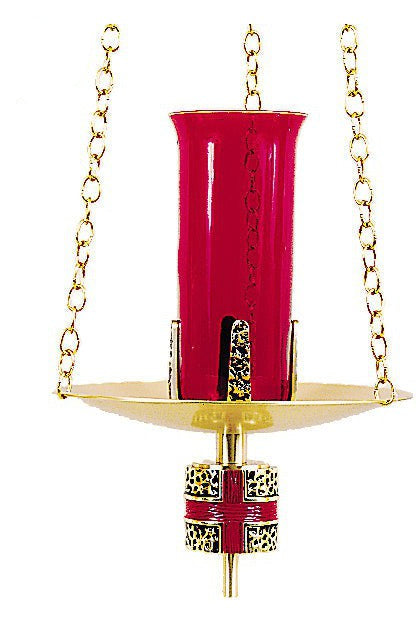 Hanging Sanctuary Lamp - QF90HSL13-Church Life-Empire Bronze-Combination-Without Bracket-Michigan Church Supply