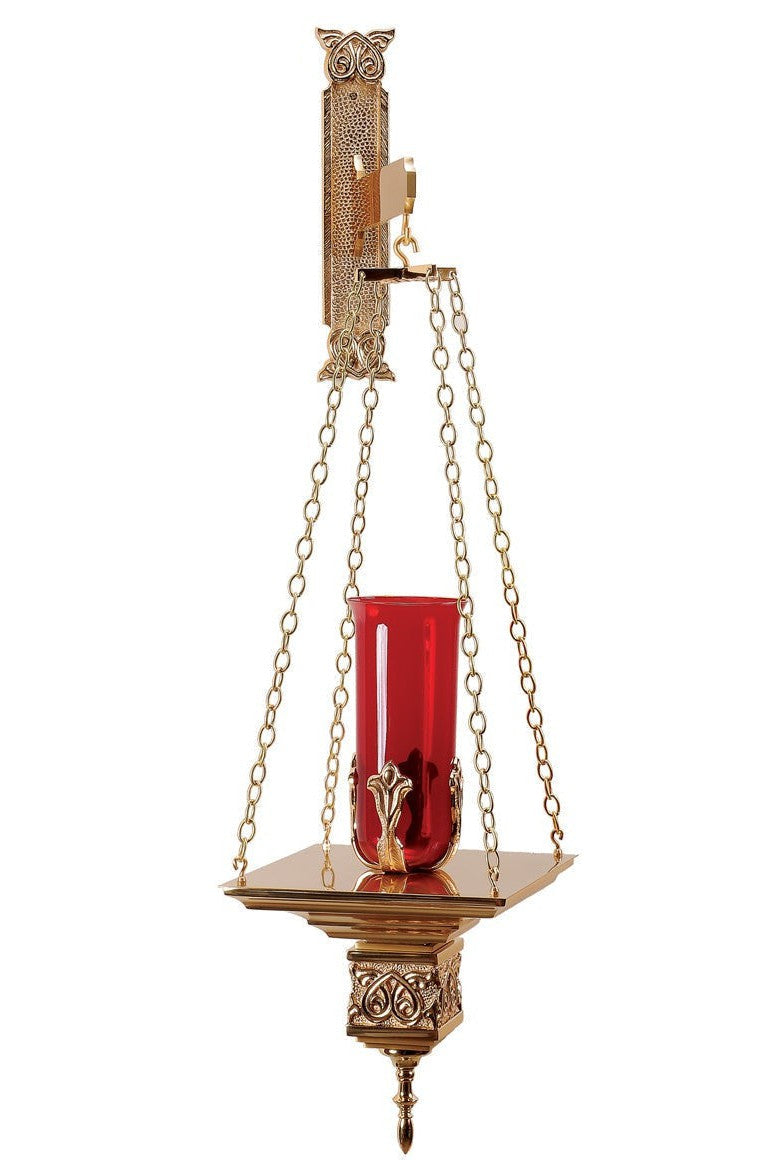 Hanging Sanctuary Lamp - QF90HSL35-Church Life-Empire Bronze-With Bracket-Michigan Church Supply