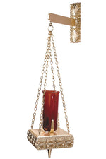 Hanging Sanctuary Lamp - QF97HSL25-Church Life-Empire Bronze-Combination-Without Bracket-Michigan Church Supply