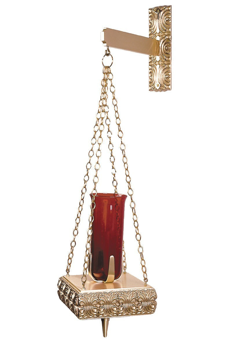 Hanging Sanctuary Lamp - QF97HSL25-Church Life-Empire Bronze-Combination-Without Bracket-Michigan Church Supply