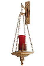 Hanging Sanctuary Lamp - QF99HSL88-Church Life-Empire Bronze-With Bracket-Michigan Church Supply