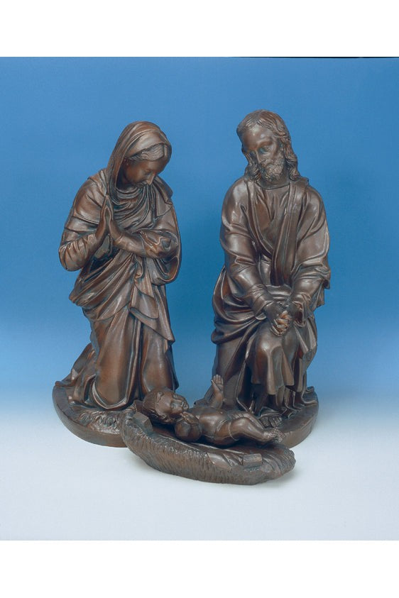 Holy Family Starter Set WJSA3650C-Inspirational Gifts-Space Age Plastics-Bronze-Michigan Church Supply