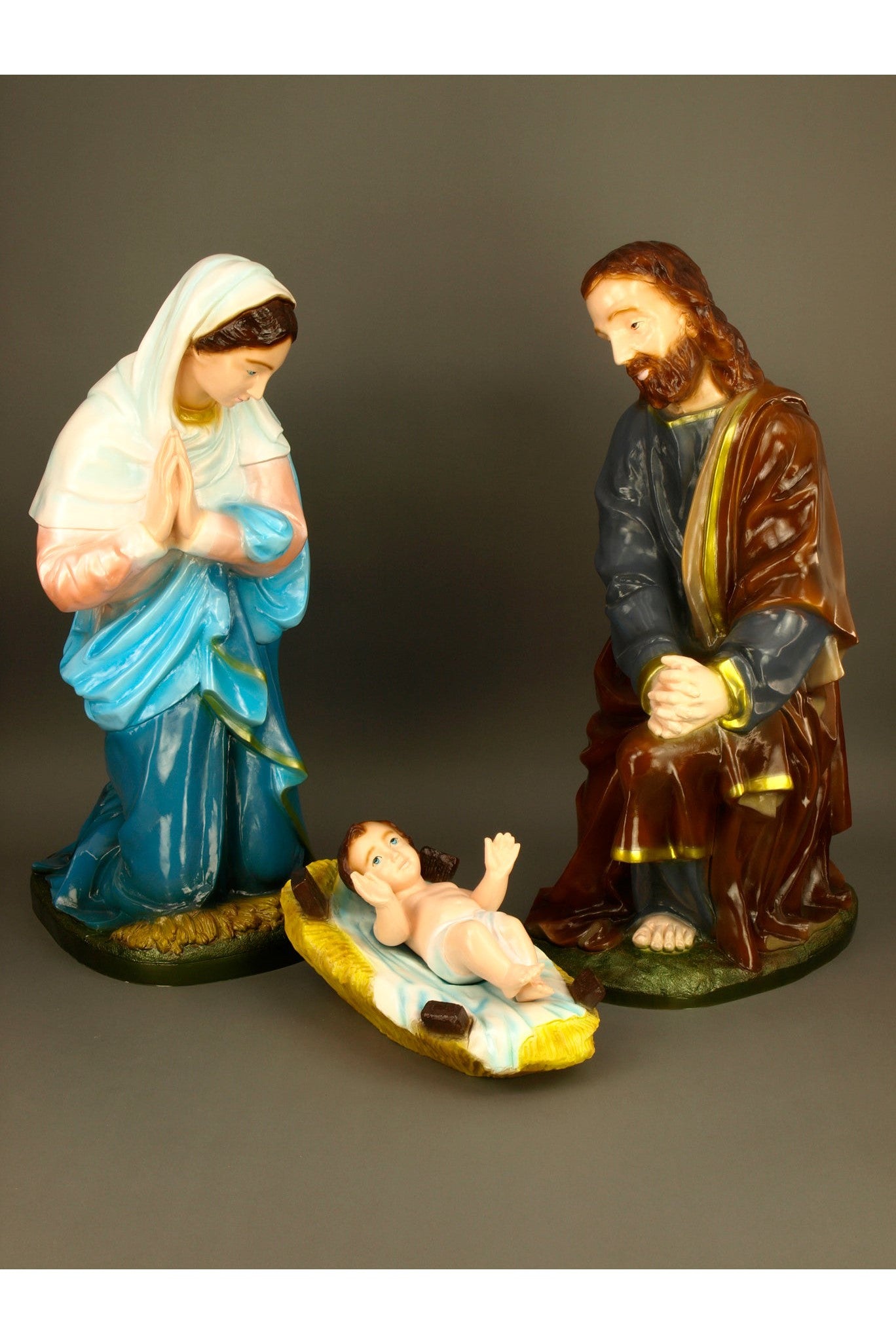 Holy Family Starter Set WJSA3650C-Inspirational Gifts-Space Age Plastics-Colored-Michigan Church Supply