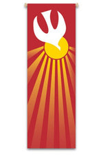 Holy Spirit Banner - WN7115 or WN7215-Church Life-Art Studio Slabbinck-9-7/8 x 3-1/4-Michigan Church Supply