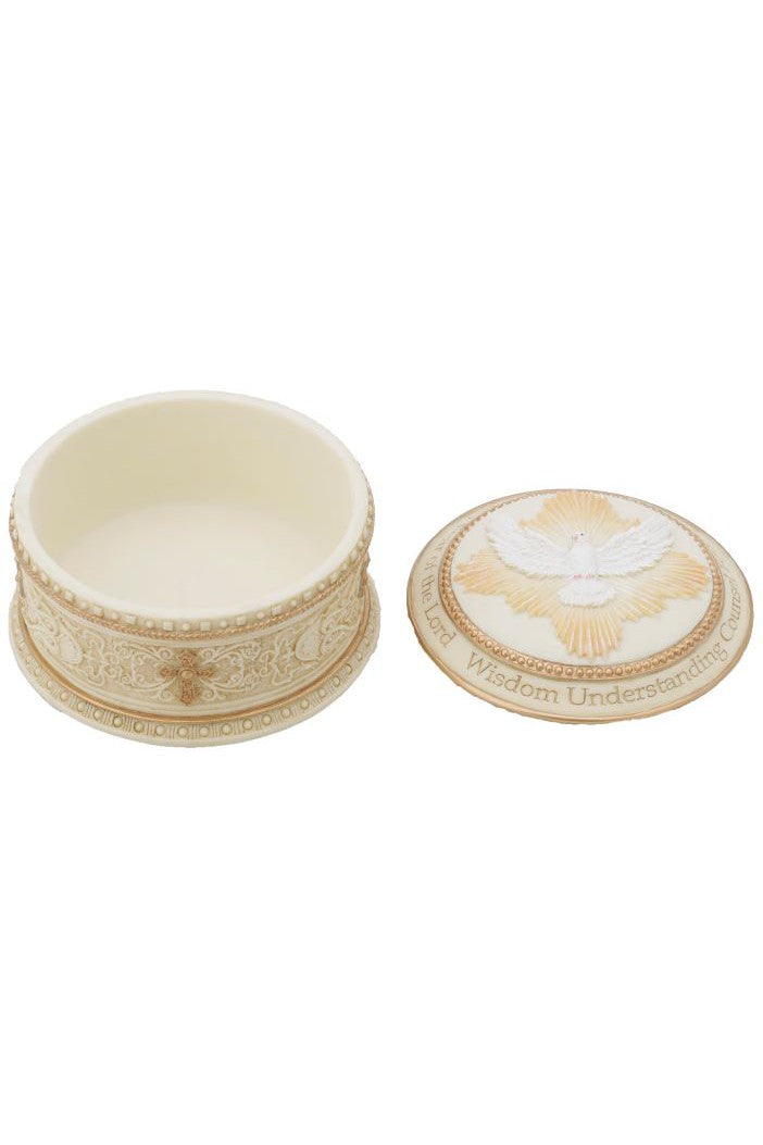 Holy Spirit Keepsake Box - ZWB77824C-Inspirational Gifts-Goldscheider of Vienna-Michigan Church Supply