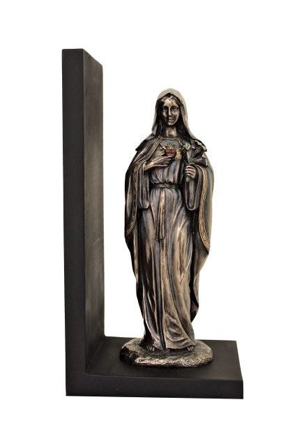 Immaculate Heart of Mary Bookend - ZWSR77855-Inspirational Gifts-Goldscheider of Vienna-Michigan Church Supply