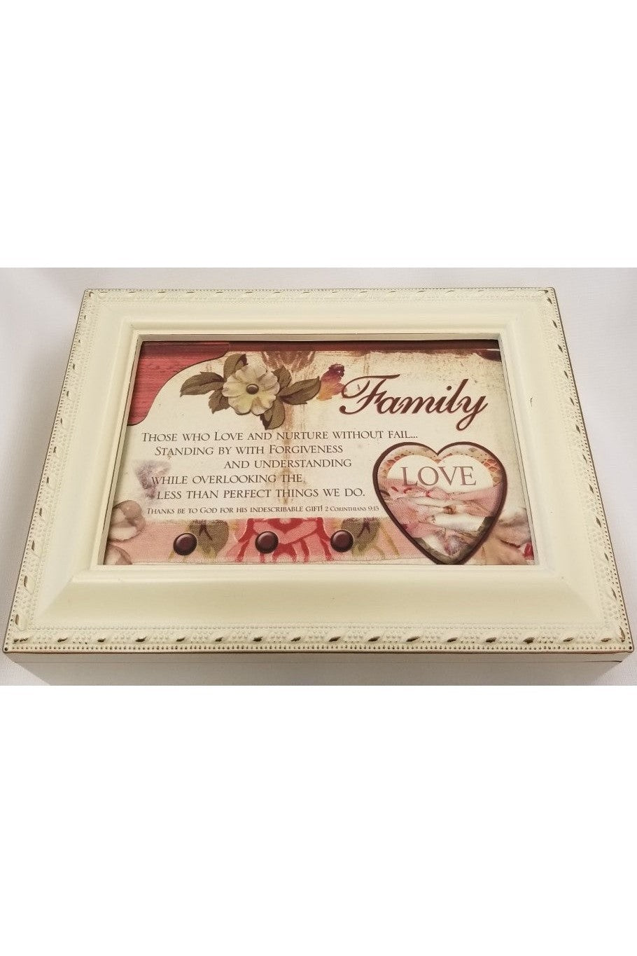 Ivory Keepsake Music Box Family - GPMBIVMARIA-Inspirational Gifts-Cottage Garden-Michigan Church Supply