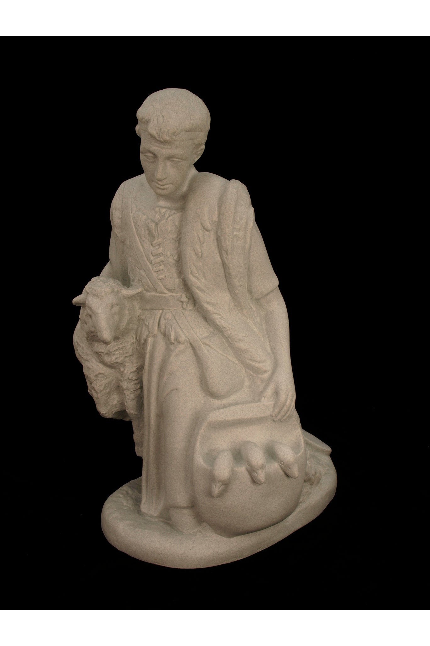Kneeling Shepherd WJSA3654C-Inspirational Gifts-Space Age Plastics-Granite-Michigan Church Supply