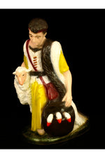 Kneeling Shepherd WJSA3654C-Inspirational Gifts-Space Age Plastics-Colored-Michigan Church Supply