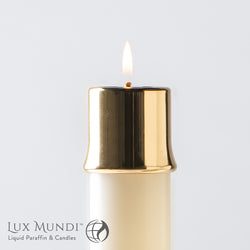 NUF00338 - Lux Mundi Solid Brass Follower for 3-1/2" Candles