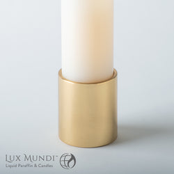 NULMS338 - Lux Mundi Solid Brass Socket for 3-1/2" Candles
