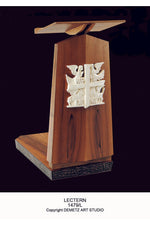 Lectern with Symbols of 4 Evangelists - HD1479L-Church Life-Demetz-Michigan Church Supply