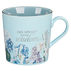 Blue Floral Mug - GCMUG1015