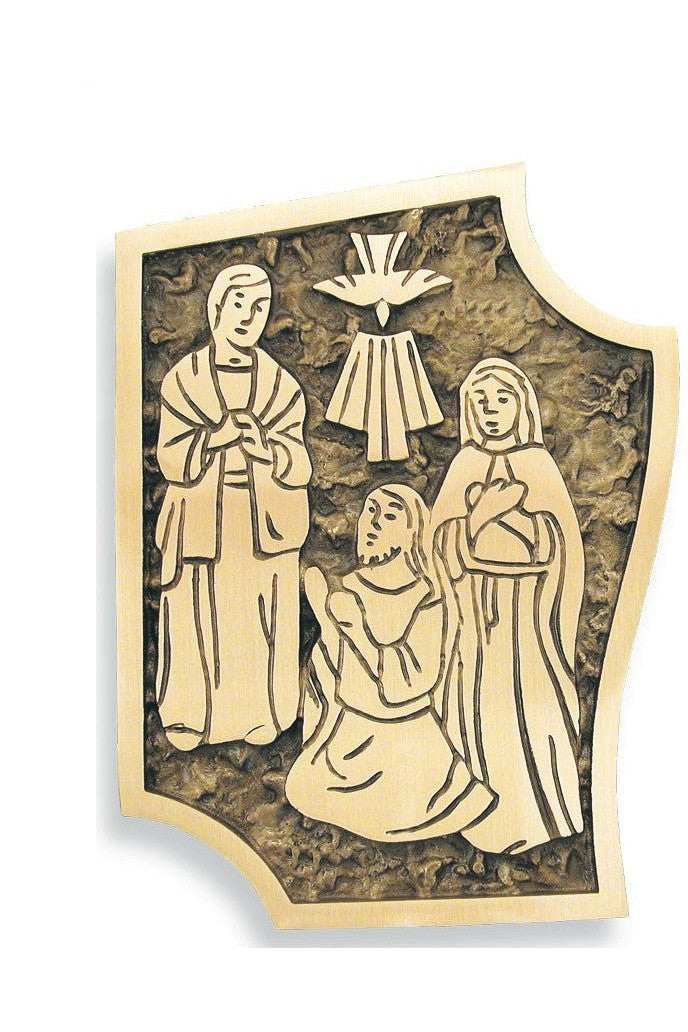 Mysteries of the Rosary - QF40MYS15-Church Life-Empire Bronze-Front Mounting-Michigan Church Supply