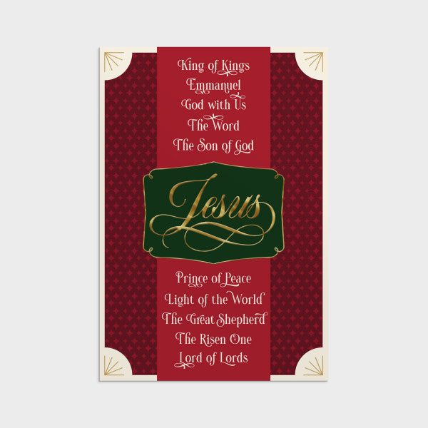 Names of Jesus - Christmas Boxed Cards - HKU2391-Inspirational Gifts-Day Spring-Michigan Church Supply