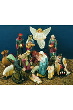 Nativity Scene (Full Set) WJSA3600C-Inspirational Gifts-Space Age Plastics-Colored-Michigan Church Supply