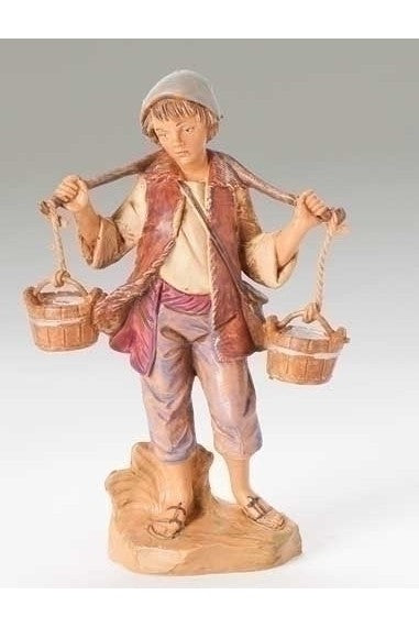 Noah W/ Water Bucket Fontanini 5"- LI52562-Inspirational Gifts-Fontanini-Michigan Church Supply