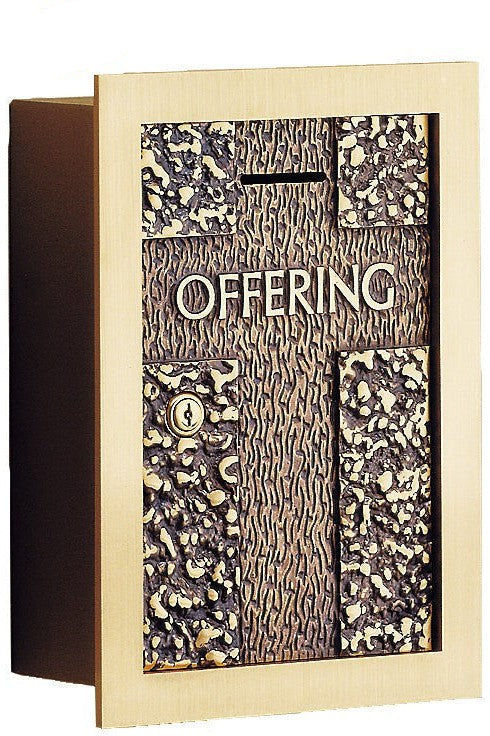 Offering Box - QF71OF21-Church Life-Empire Bronze-A) Offering-Michigan Church Supply