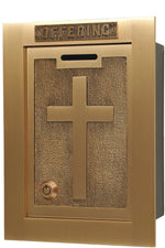 Offering Boxes - QF81OF22-Church Life-Empire Bronze-Satin-Michigan Church Supply
