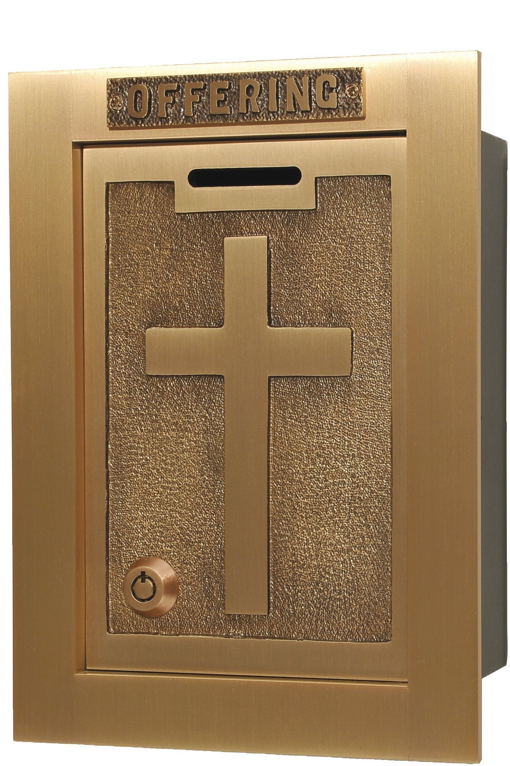 Offering Boxes - QF81OF22-Church Life-Empire Bronze-Satin-Michigan Church Supply