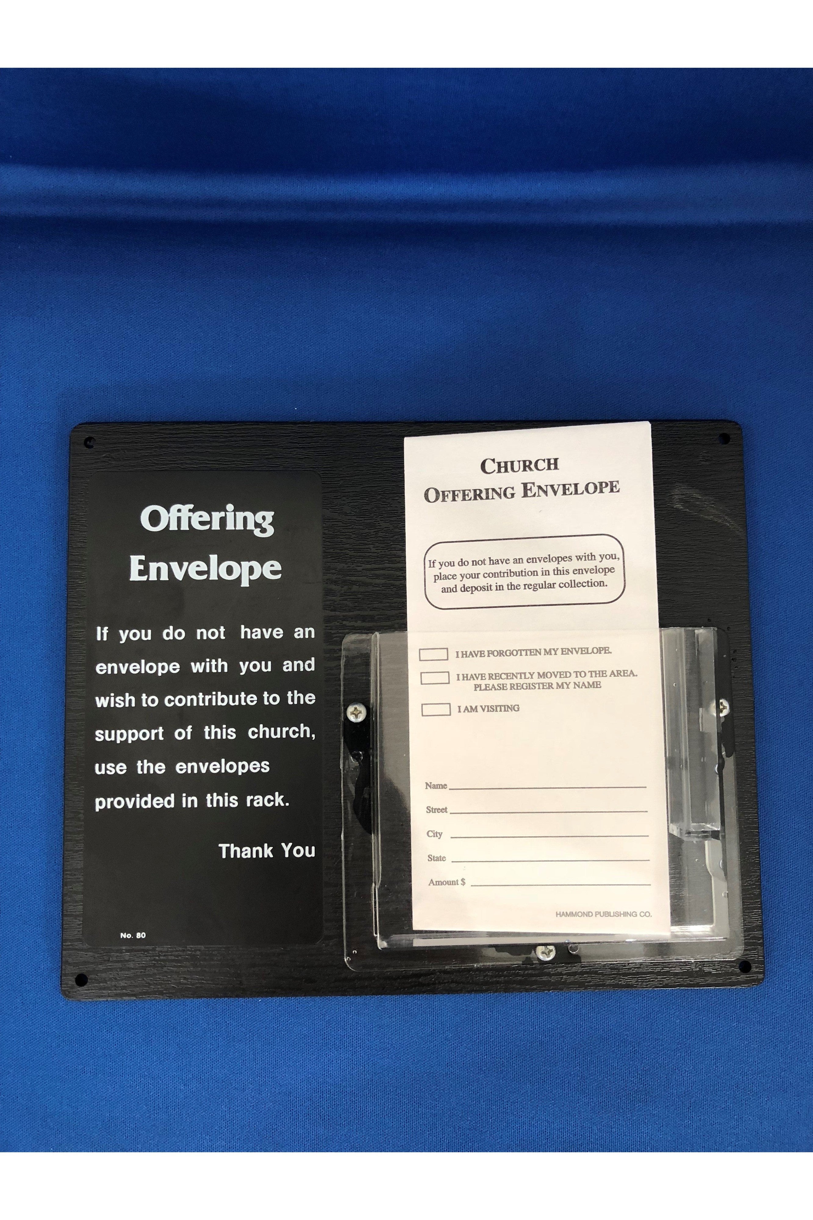 Offering Envelope Rack-RU80 – Michigan Church Supply