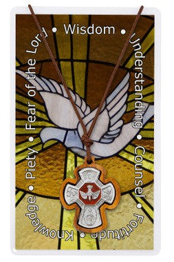 Olive 4-way Cross and Prayer Card - UZPSD760-117