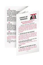 Order of Penance Tri-Fold - GF526/C-Church Life-Catholic Book Publishing Corp-Michigan Church Supply