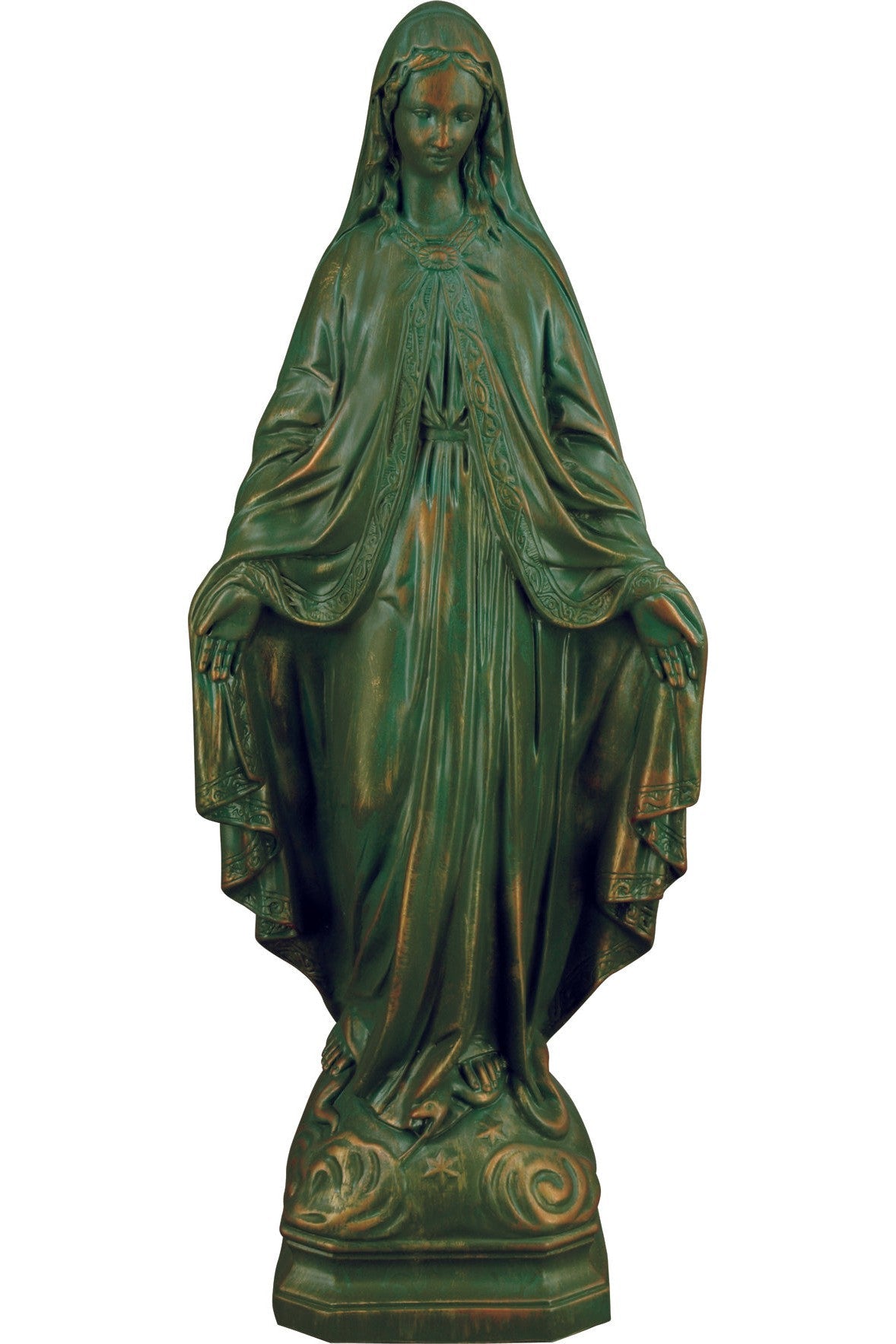 Our Lady of Grace WJSA2405C-Inspirational Gifts-Space Age Plastics-Patina-Michigan Church Supply