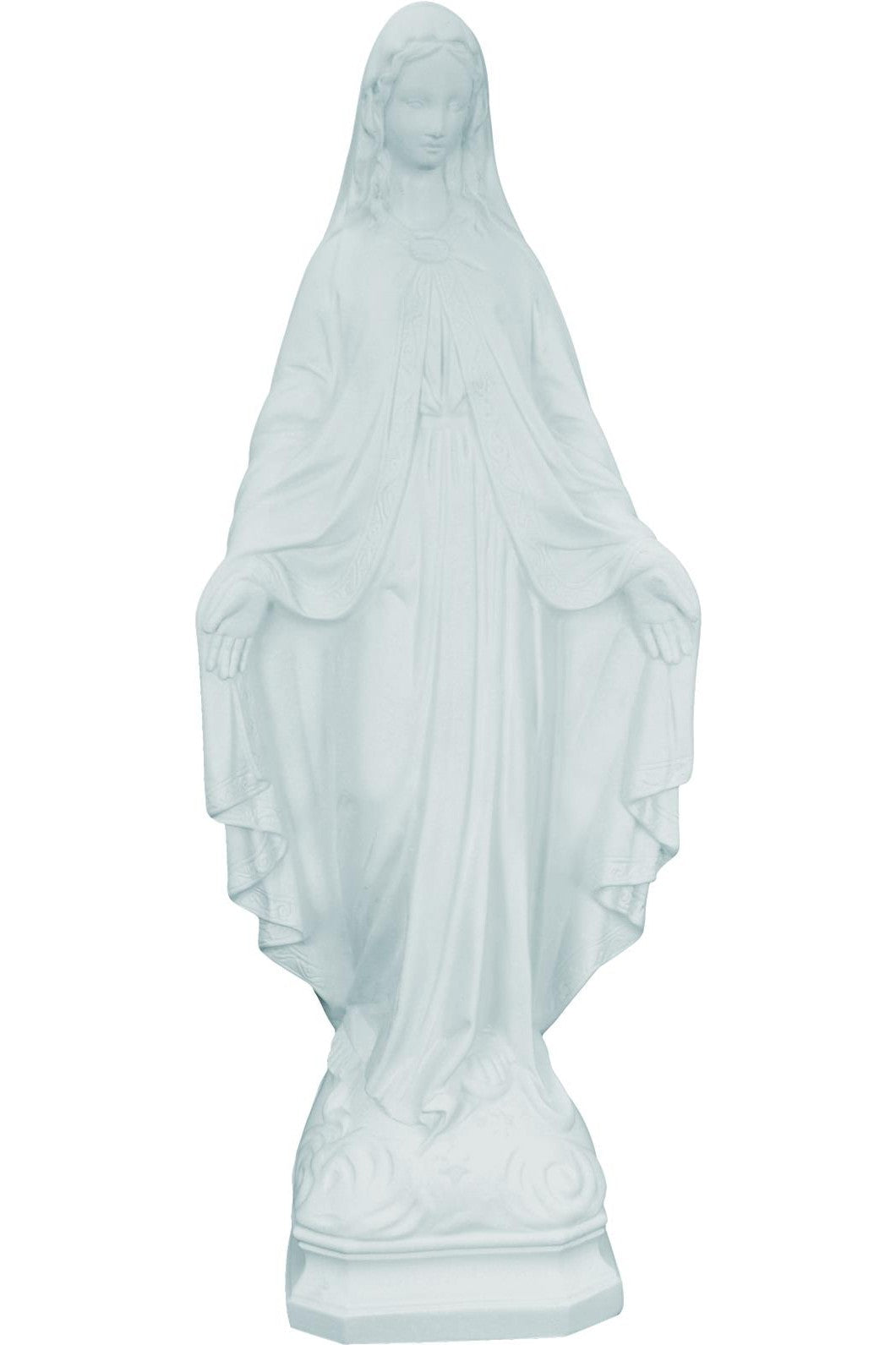 Our Lady of Grace WJSA2405C-Inspirational Gifts-Space Age Plastics-White-Michigan Church Supply