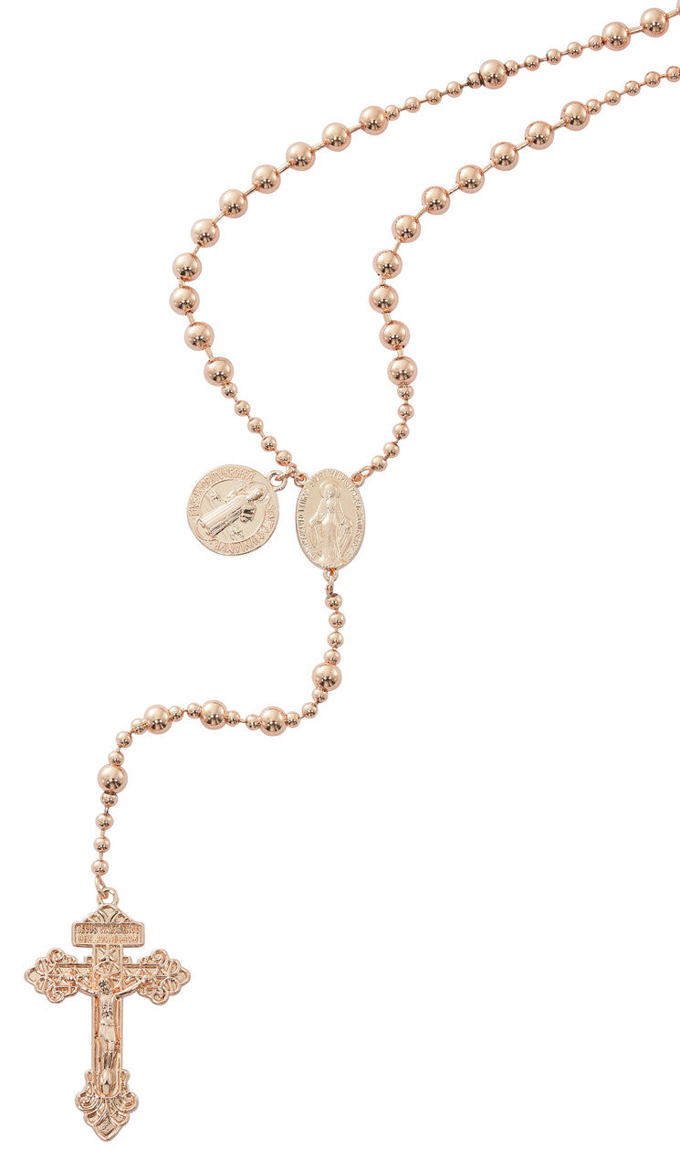 Copper Battle Rosary-UZP251