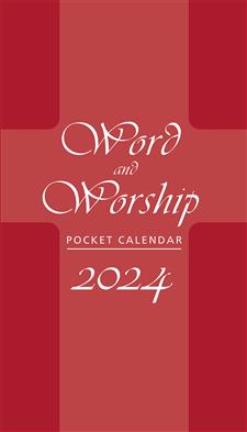 Word and Worship pocket calendar for 2024