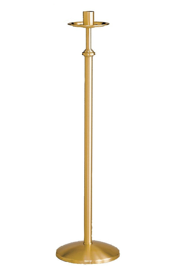 Paschal Candlestick - QF25PCS15-Church Life-Empire Bronze-Satin-Fixed-Michigan Church Supply