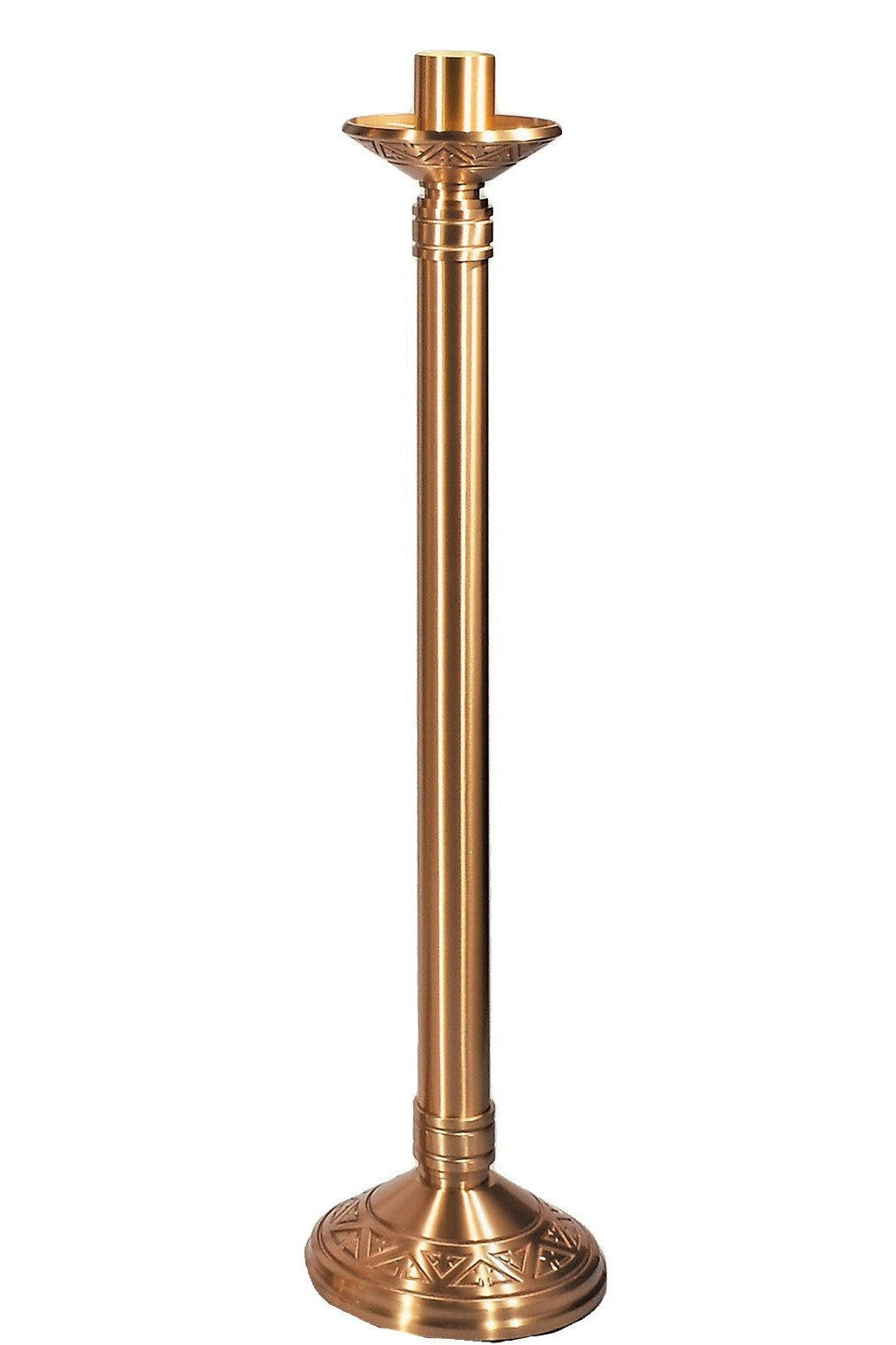 Paschal Candlestick - QF99PCS40-Church Life-Empire Bronze-44"-Satin-Michigan Church Supply