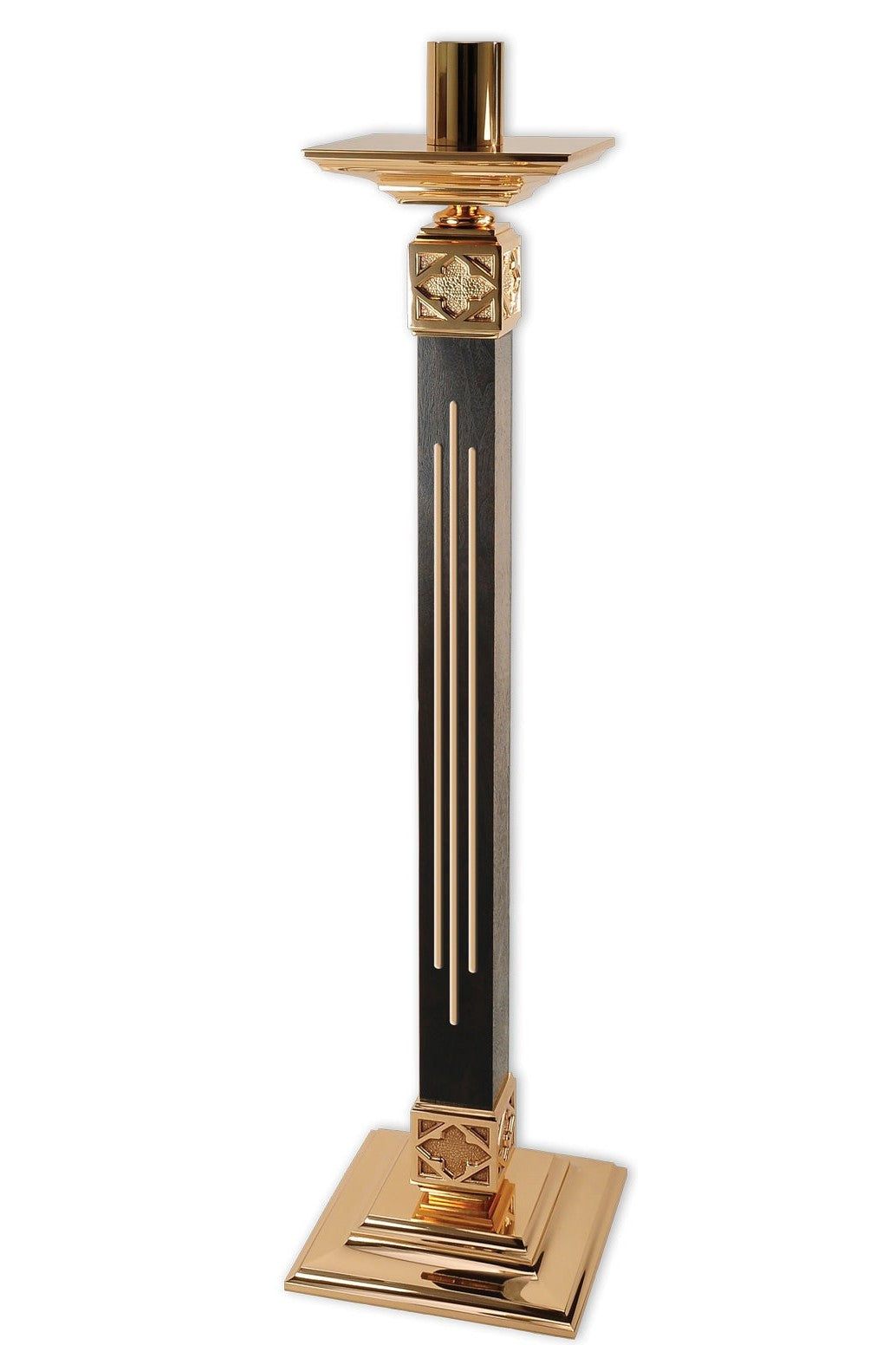 Paschal Candlestick - QF99PCS88-Church Life-Empire Bronze-44"-Michigan Church Supply