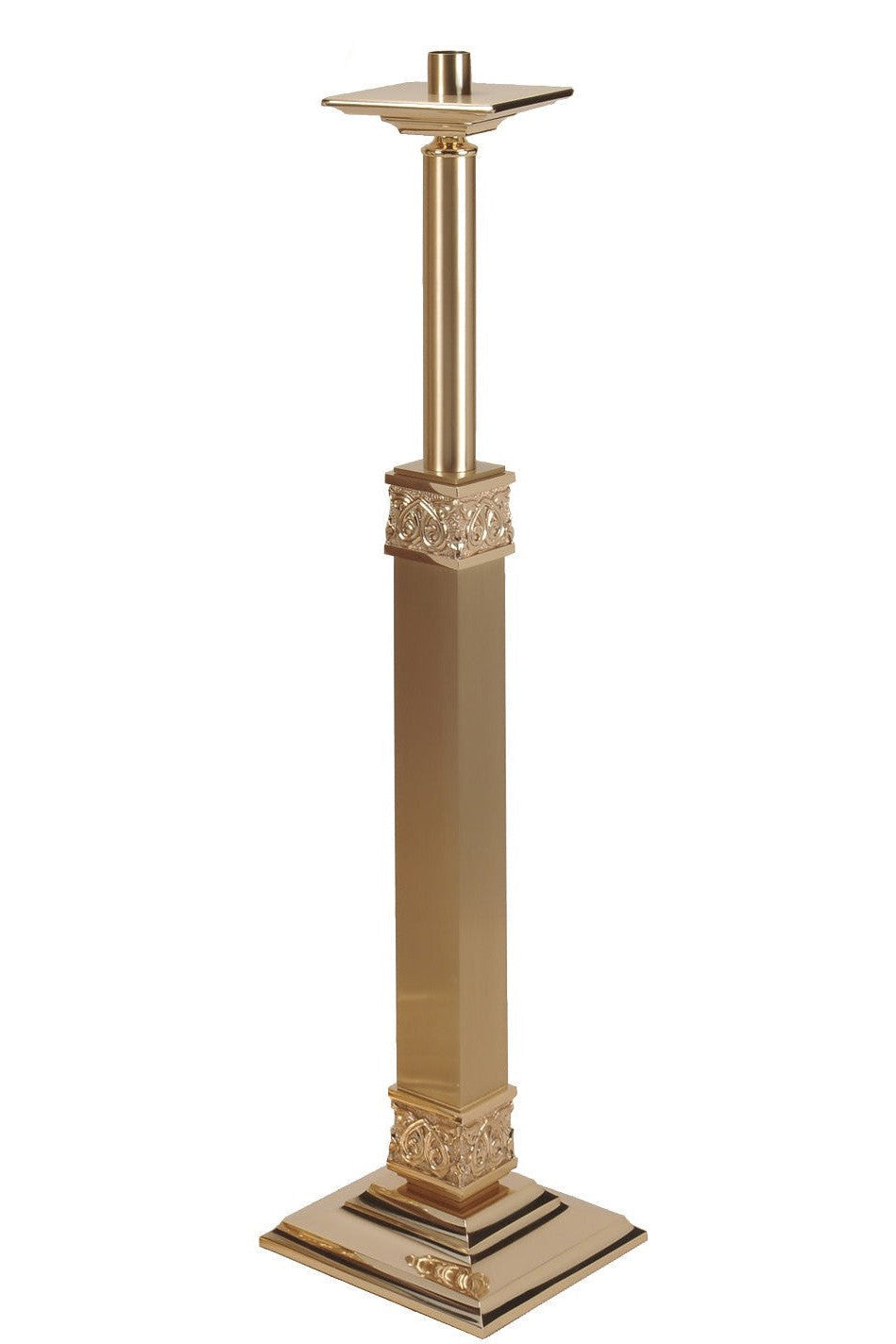 Paschal Candlesticks - QF90FC35-Church Life-Empire Bronze-Processional-Michigan Church Supply