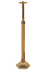Paschal Candlesticks - QF99FC42-P-Church Life-Empire Bronze-Bronze-Satin-Michigan Church Supply