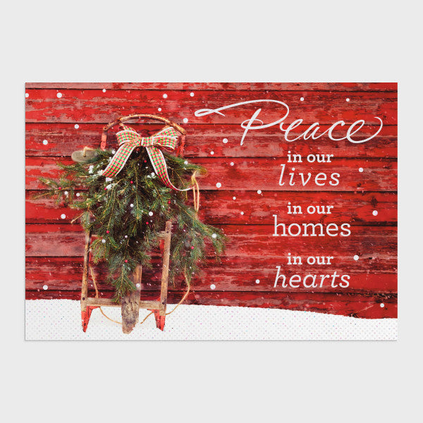 Peace - Christmas Boxed Cards - HK60646-Inspirational Gifts-Day Spring-Michigan Church Supply