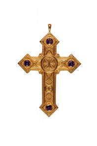 Pectoral Cross-EW7610-Church Life-Molina/Artistic Silver-Sterling Silver-Michigan Church Supply